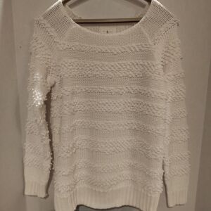 Lou & Grey Off White Sweater Size XS